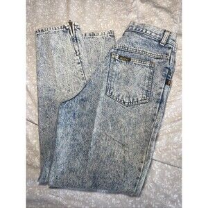 Vintage B SASSON Modern Basics Denim Blue Jeans Acid Wash Womens Size 7 Tapered